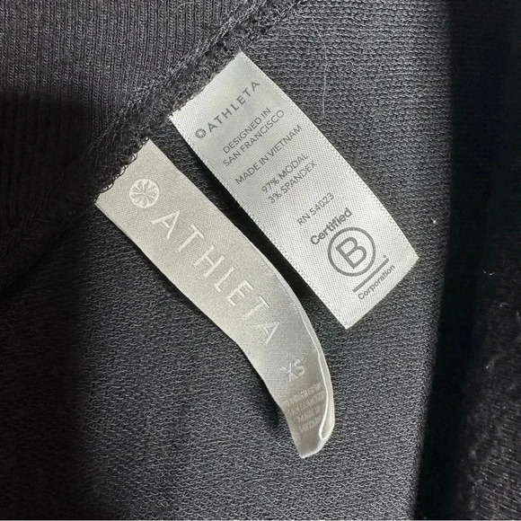 Athleta Black Nirvana Wear Two Ways Open Cardigan Size XS - Picture 9 of 9